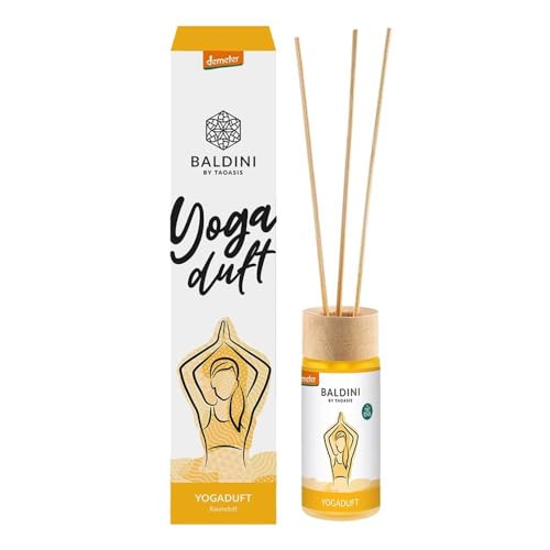 Baldini Yogaduft Raumduft Set – ätherisches Bio Duftöl mit Duftstein – Raumduft für Yoga, Meditation & Entspannung – Demeter-Zertifiziert – naturrein & vegan – 5ml Duftöl Baldini Yogaduft Raumduft Set – ätherisches Bio Duftöl mit Duftstein – Raumduft für Yoga, Meditation & Entspannung – Demeter-Zertifiziert – naturrein & vegan – 5ml Duftöl von Baldini
