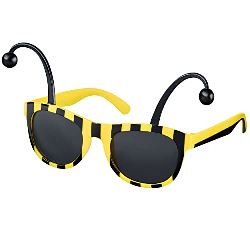 Balinco Party Brille Biene, Hummel, Sonnenbrille Schwarz Gelb, Bienenkostüm Erwachsene, Faschingskostüme Damen, Karneval Accessoires Balinco Party Brille Biene, Hummel, Sonnenbrille Schwarz Gelb, Bienenkostüm Erwachsene, Faschingskostüme Damen, Karneval Accessoires von Balinco