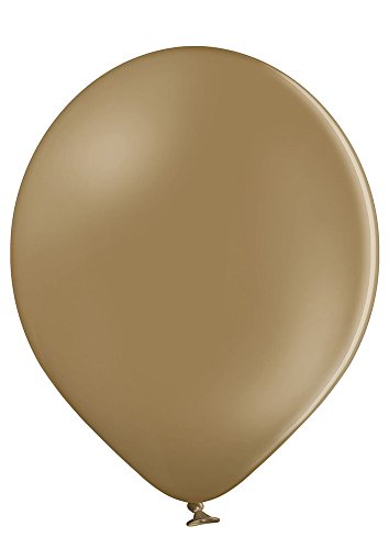 Ballonheld 25 Luftballons Cappuccino Mandel Premiumqualität Ø ca. 27cm B85 (Standardgröße) von Ballonheld