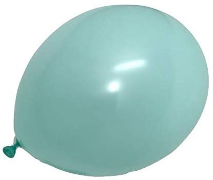 50 große Premium Luftballons 100% Bio, Freie Farbwahl 40 Farben 27cm Durchmesser, heliumgeeignet, für Party, Geburtstag, Feiern (mint) von Ballonheld