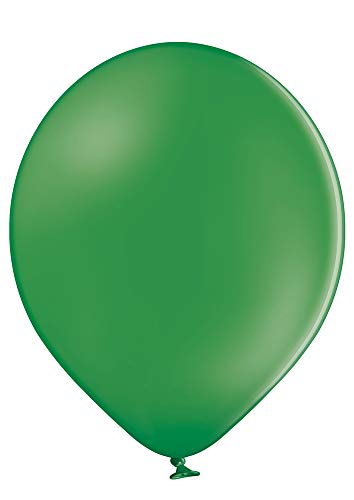 50 große Premium Luftballons 100% Bio, Freie Farbwahl 40 Farben 27cm Durchmesser, heliumgeeignet, für Party, Geburtstag, Feiern (dunkelgrün) von Ballonheld