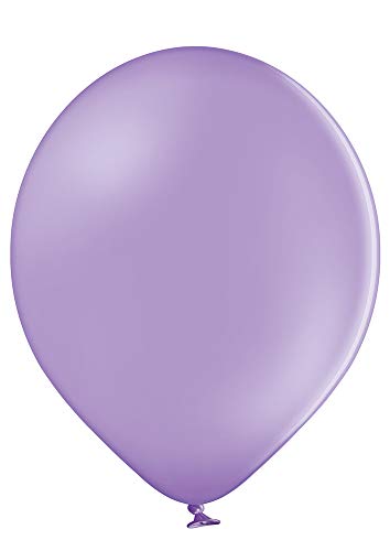 50 große Premium Luftballons 100% Bio, Freie Farbwahl 40 Farben 27cm Durchmesser, heliumgeeignet, für Party, Geburtstag, Feiern (lila) von Ballonheld