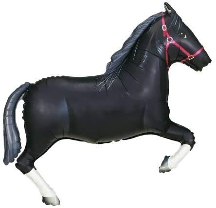 Ballonheld Folienballon Pferd schwarz XL Supershape ca. 80cm heliumgeeignet lange Schwebezeit Kinderballons Ballonheld Folienballon Pferd schwarz XL Supershape ca. 80cm heliumgeeignet lange Schwebezeit Kinderballons von Ballonheld
