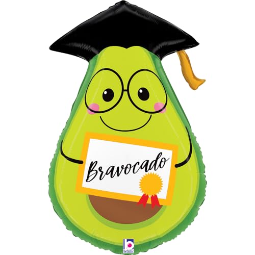 Ballonim® Avocado Bravocado 64 cm Folienballon Party DekorationGeburtstag von Ballonim