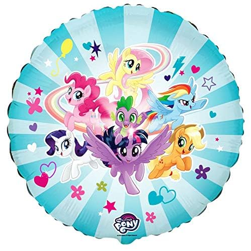 Ballonim® My Little Pony rund ca. 45cm Luftballons Folienballon Party Dekoration Geburtstag von Ballonim