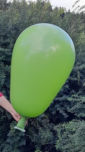 Ballonpoint-Riesenkeulenballon RS130, Standard, unbedruckt ohne Zubehör (GRÜN-106) von Ballonpoint