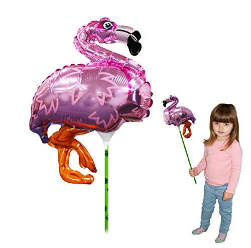Ballooniacs - Flamingo luftgefüllt Tierballon von Deluxebase. Eine farbenfrohe und wiederverwendbare aufblasbare Geburtstagsfeier Dekoration für Kinder von Ballooniacs
