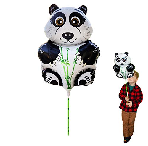 Ballooniacs - Panda luftgefüllt Tierballon von Deluxebase. Eine farbenfrohe und wiederverwendbare aufblasbare Geburtstagsfeier Dekoration für Kinder von Ballooniacs