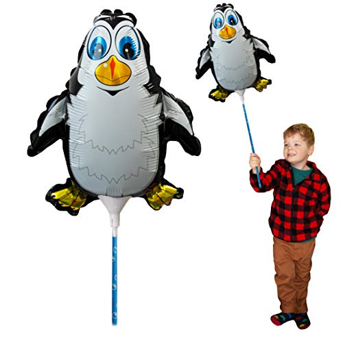 Ballooniacs - Pinguin luftgefüllt Tierballon von Deluxebase. Eine farbenfrohe und wiederverwendbare aufblasbare Geburtstagsfeier Dekoration für Kinder von Ballooniacs