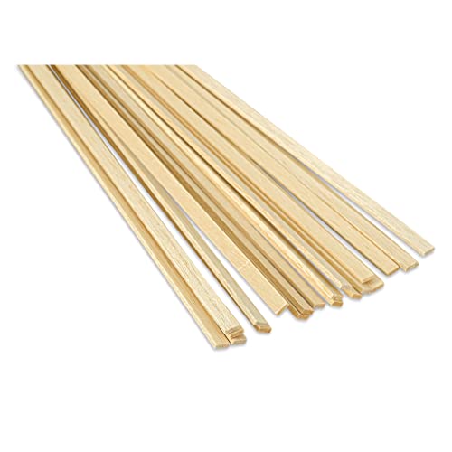 Balsa, 1/8 x 3/8 x 91,4 cm (10) – Menge ist in Klammern im Titel aufgeführt von Balsa Wood Shop