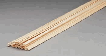 Balsaholz, 1/16 x 1/4 x 91,4 cm (15) Menge ist in Klammern im Titel aufgeführt von Balsa Wood Shop