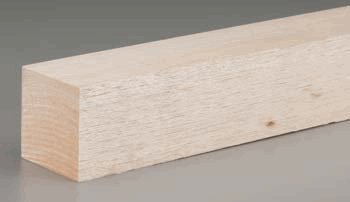 Balsaholz, 5,1 x 5,1 x 91,4 cm (1) – Menge ist in Klammern im Titel angegeben von Balsa Wood Shop
