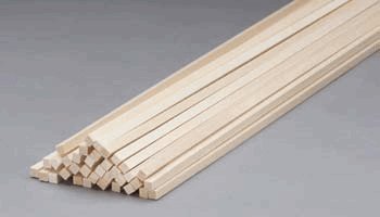 Fichte 3/16 x 3/16 x 91,4 cm (10 Stück) von Balsa Wood Shop