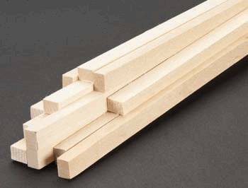 Fichte 3/8 x 1/2 x 91,4 cm (6) von Balsa Wood Shop