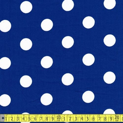 Polycotton-Stoff Popeline weiß Big Punkte auf Royal Blau Polka Dot * * FREE UK Post * * 2 cm Spots Japanische QKT 4000 Poly Baumwolle Material weiß blau Farbe Farbe Schneidern Shirts Kleidung Basteln Blau mit weißen Punkten Meterware Polycotton-Stoff Popeline weiß Big Punkte auf Royal Blau Polka Dot * * FREE UK Post * * 2 cm Spots Japanische QKT 4000 Poly Baumwolle Material weiß blau Farbe Farbe Schneidern Shirts Kleidung Basteln Blau mit weißen Punkten Meterware von Balsara's