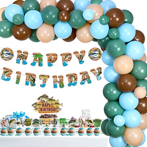 Angeln Thema Geburtstag Dekorationen Ballon Girlande Kit Fischer Bday Gone Angeln Party Dekorationen Fisch Happy Bday Banner Angeln Thema Geburtstag Kuchen Cupcake Toppers für Erwachsene Geburtstag Angeln Thema Geburtstag Dekorationen Ballon Girlande Kit Fischer Bday Gone Angeln Party Dekorationen Fisch Happy Bday Banner Angeln Thema Geburtstag Kuchen Cupcake Toppers für Erwachsene Geburtstag von Balterever