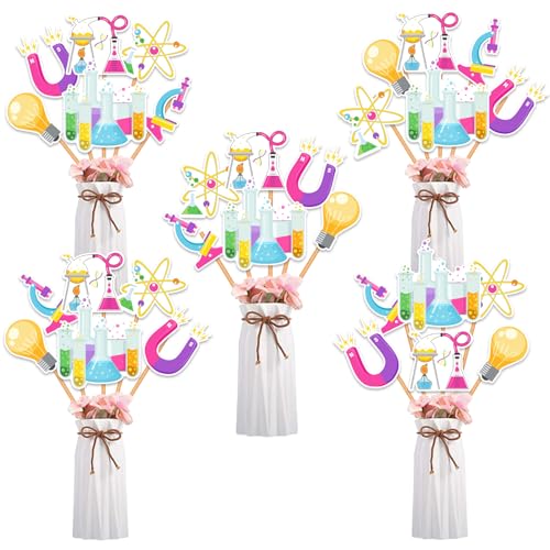 Balterever Wissenschafts-Party-Dekoration, Mädchen-Wissenschafts-Tischdekoration, 24 Stück, Tischdekoration, Chemie-Schoß-Wissenschafts-Party, Chemie-Partyzubehör, Wissenschaftsthema, Balterever Wissenschafts-Party-Dekoration, Mädchen-Wissenschafts-Tischdekoration, 24 Stück, Tischdekoration, Chemie-Schoß-Wissenschafts-Party, Chemie-Partyzubehör, Wissenschaftsthema, von Balterever