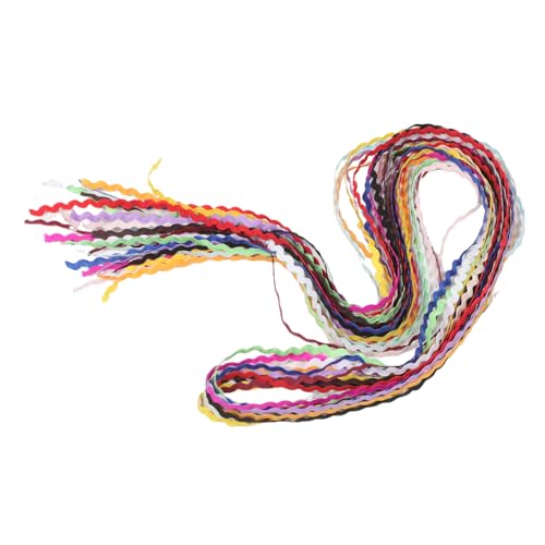 Baluue 14 Stück Geschenkbänder, Dekorative Verzierungen, 5 Mm Wellenbesatz, Nautische Bänder Zum Basteln, Nähen Und Für Heimwerkerprojekte (2 Yards) von Baluue
