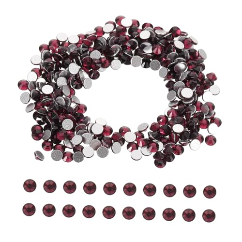 Baluue 1440 Stück Nagelsteine Flachrückseite aus Langlebigem Glas in Tiefem Vielseitige Nagelverzierung für DIY Nail Art Einfache Anwendung für Anfänger und Profis Schmucksteine von Baluue