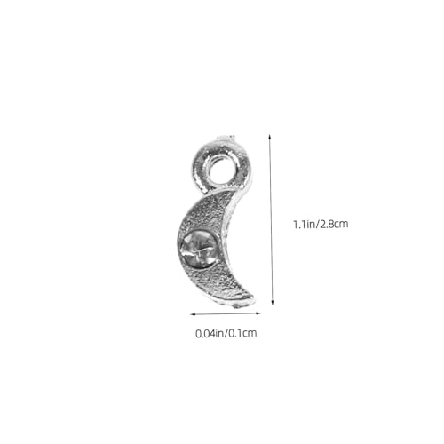 Baluue 2 Sätze Nagelpiercing Schmuck Anhänger Manicure Charms DIY Nail Art Dekoration mit Bohrer Werkzeug für Professionelle und Private Nagelkunst von Baluue