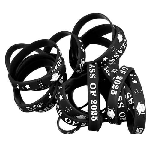 Baluue 24Stücke Silikonarmbänder Klasse von Langlebige Handgelenkarmbänder für Abschlussfeiern Gastgeschenk Erinnerungsstück für Familienfeiern Baluue 24Stücke Silikonarmbänder Klasse von Langlebige Handgelenkarmbänder für Abschlussfeiern Gastgeschenk Erinnerungsstück für Familienfeiern von Baluue
