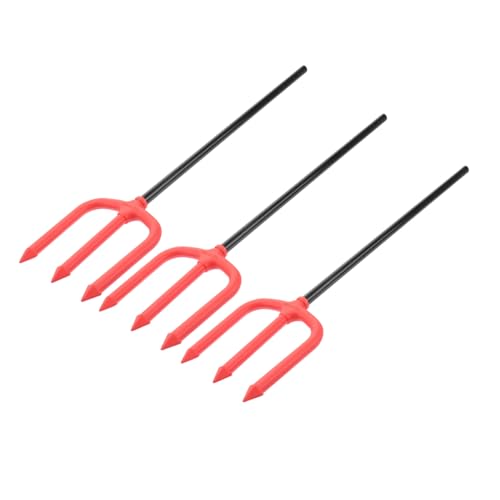 Baluue 3 Stück Teiliges Halloween-Teufel Robustem Pe-Material Gruseliges Nacht-Party-Accessoire Leuchtender Teufelsstab für Kostüm und Festdeko Farbe Zufällig für von Baluue