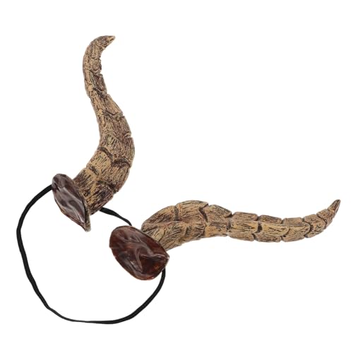 Baluue Cosplay Bull Horn Stirnband Robustes Halloween Kopfschmuck Kostüm Haarschmuck Vielseitig Für Party Cosplay Events Und Themenfeiern von Baluue
