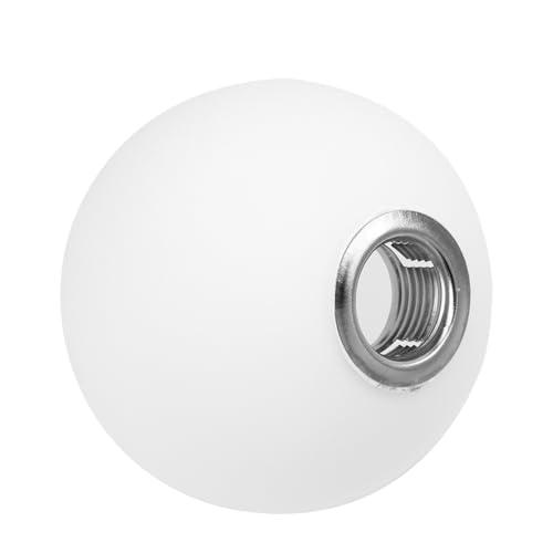 Baluue Lampenschirm Glas Ersatz, G9 Lampenschirm Aus Glas Weiß Ersatzschirm Durchmesser 80mm Pendelleuchtenschirme for Tischlampe Stehlampe Wandleuchte von Baluue