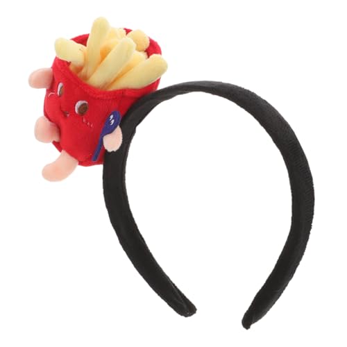 Baluue Lustiges Pommes Frites Stirnband Cartoon-kopfschmuck Party Accessoire für Erwachsene Leichtes Kompaktes Kostümzubehör für Bühnenauftritte und Themenpartys von Baluue