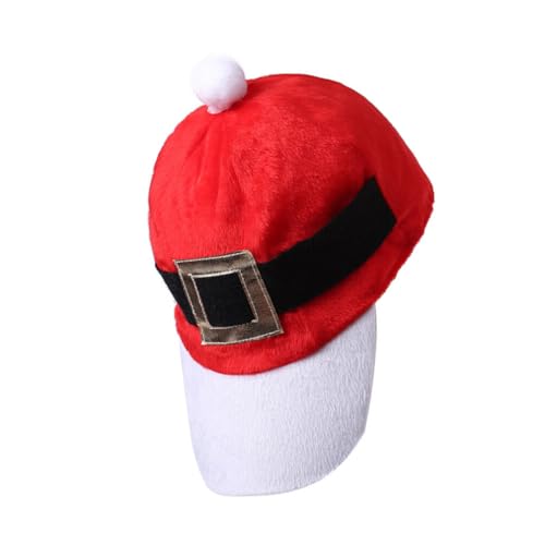 Baluue Weihnachts-Party-Hut weihnachtsparty accessoires elfenmütze weihnachten lustige Hüte für Outfit rot Baseball Kleidung Catering-Kochmütze Weihnachtsgürtelmütze mit Hut Partyhut Wein von Baluue