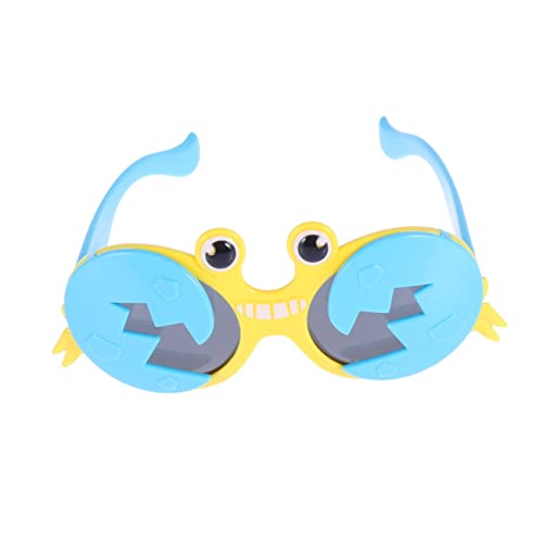 Baluue Witzige Kinderparty Sonnenbrille mit Krabbendesign Gelber Rahmen Lakeblau Bügel Leichte Karnevalsbrille für Mädchen Robust und Angenehm für Lustige Fotos und Kostüme von Baluue