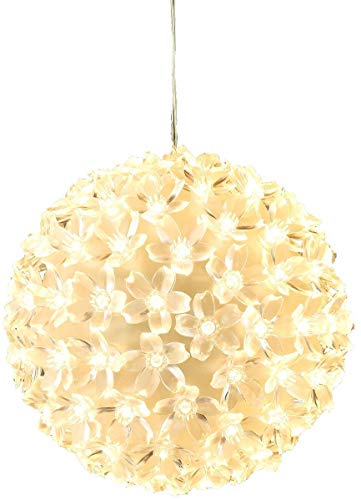 Bambelaa! 100er LED Lichterkugel Leuchtkugel warmweiss Weihnachtsdeko Ball Weihnachtsbeleuchtung Weihnachten ca 15 cm von Bambelaa!
