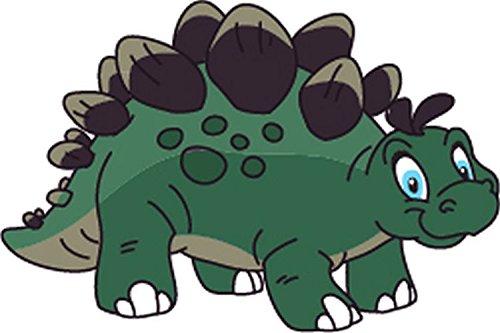 Bambinella® Bügelbild Aufbügler - gedruckte Velour/Flock Applikation zum selbst Aufbügeln - Motiv: Dino von Bambinella