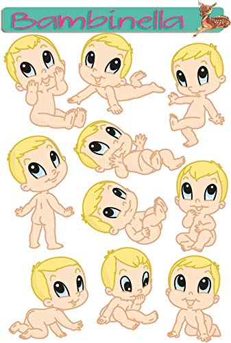 Bambinella Stickerparade – Baby Bub - 10 Sticker aus PVC-Folie nur für Glatte Oberflächen. Bambinella Stickerparade – Baby Bub - 10 Sticker aus PVC-Folie nur für Glatte Oberflächen. von Bambinella