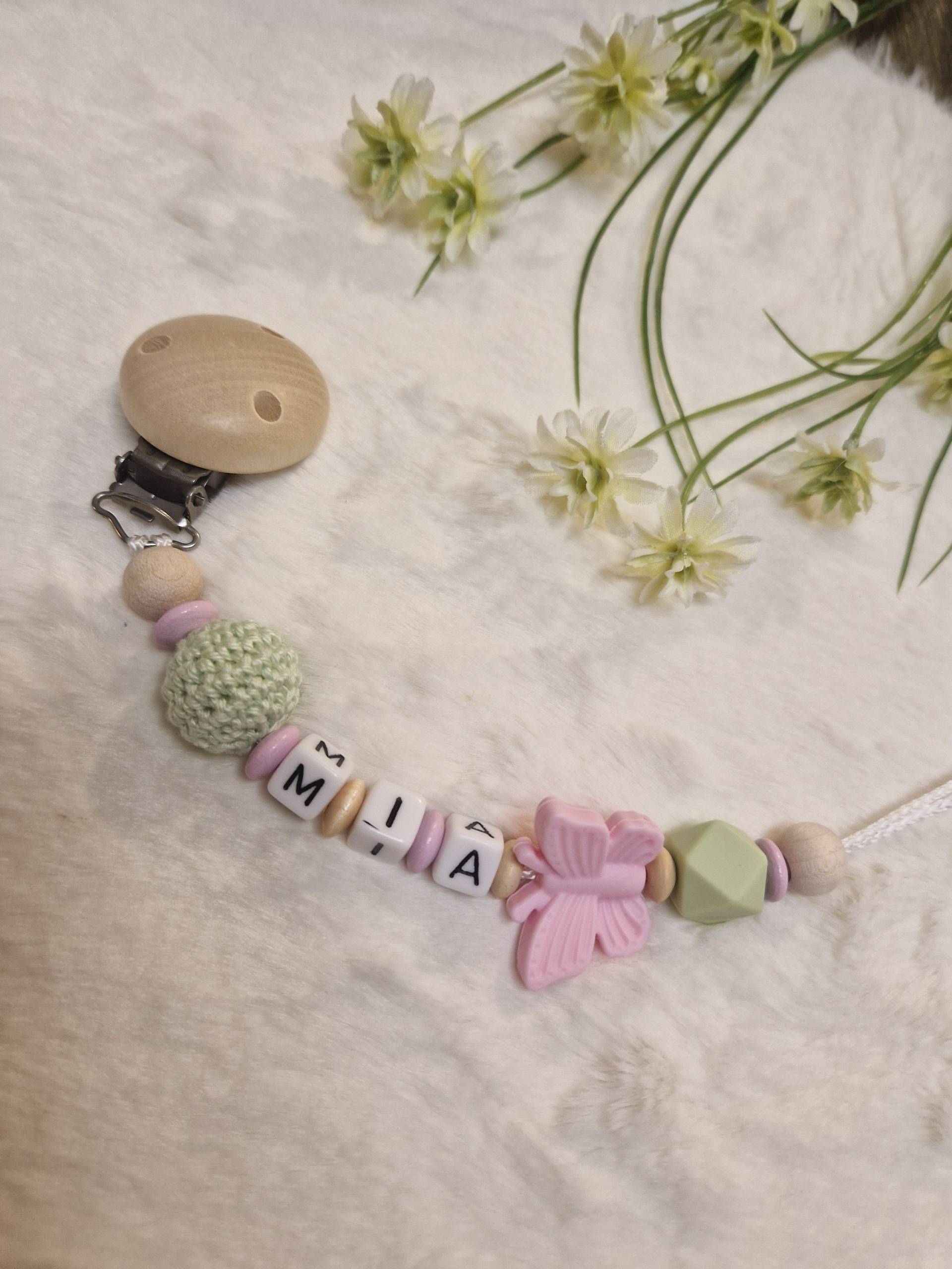 Schnullerkette Mit Namen Mädchen|Baby Geschenk| Personalisiertegeschenke |Baby |Geburt Schnullerkette Mit Namen Mädchen|Baby Geschenk| Personalisiertegeschenke |Baby |Geburt von Bambinidream