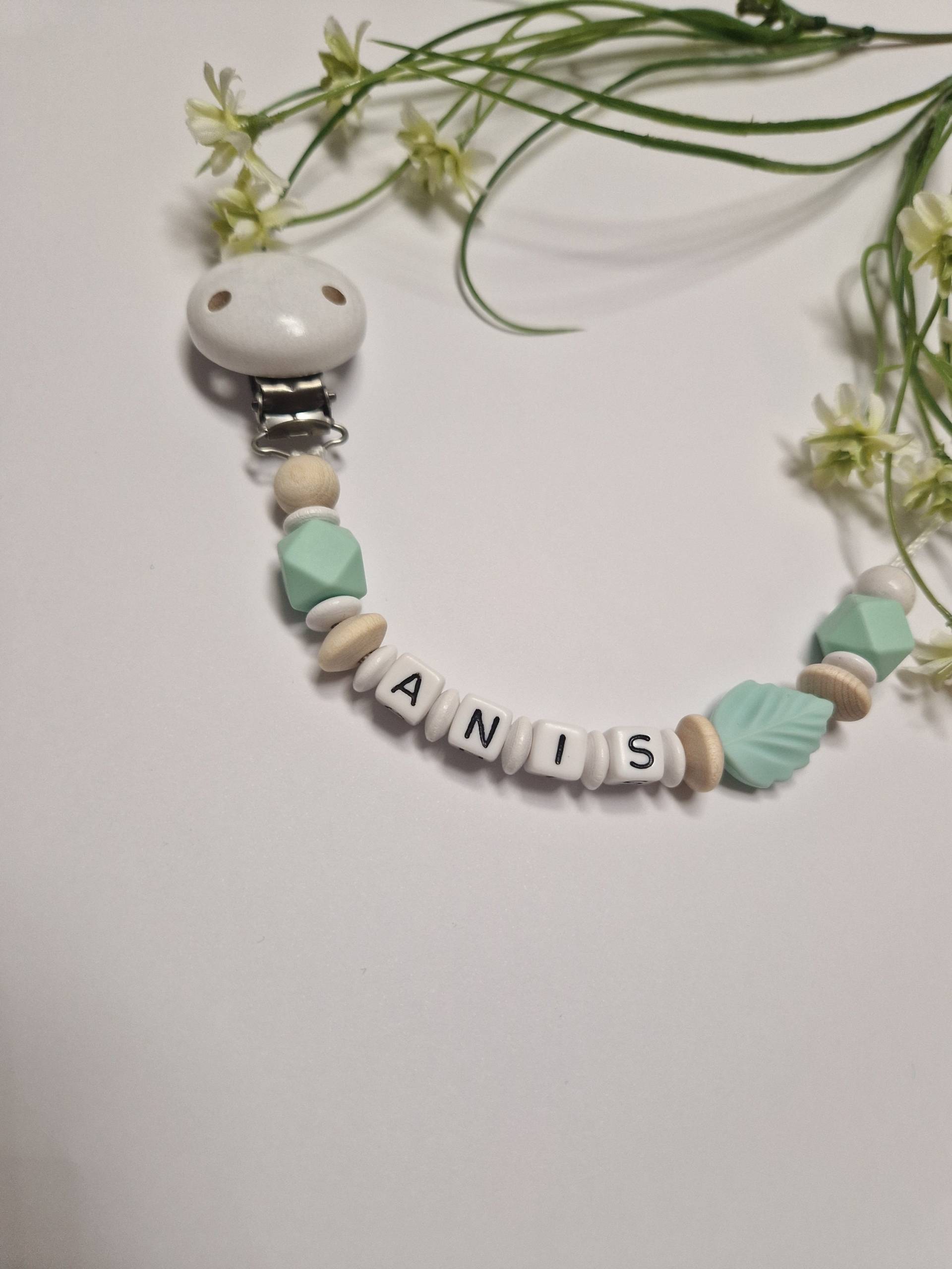 Schnullerkette Mit Namen Neutral|Baby Geschenk| Personalisiertegeschenke |Baby |Geburt Schnullerkette Mit Namen Neutral|Baby Geschenk| Personalisiertegeschenke |Baby |Geburt von Bambinidream