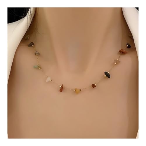 Bamboo Sea Halsketten, Bunte Halskette for Damen – Kette, Stapelschmuck, Temperamentgeschenk Halskette für Damen von Bamboo Sea