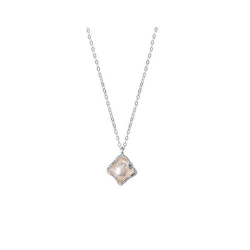 Bamboo Sea Halsketten, Perlenanhänger Halskette Damen Schlüsselbeinkette, Damen Geschenk Alltagsaccessoire Halskette für Damen von Bamboo Sea