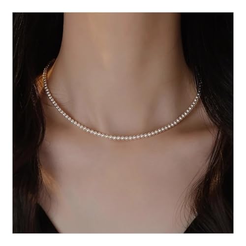 Bamboo Sea Halsketten, Perlenkette for Damen, zarte Schlüsselbeinkette, kann als Geschenk verwendet Werden Halskette für Damen Bamboo Sea Halsketten, Perlenkette for Damen, zarte Schlüsselbeinkette, kann als Geschenk verwendet Werden Halskette für Damen von Bamboo Sea