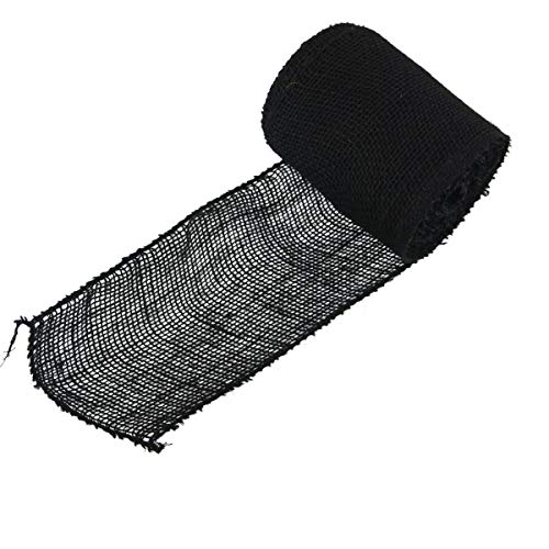 JubileeYarn Juteband, 14 cm x 9,1 m, Schwarz, 3 Rollen von BambooMN