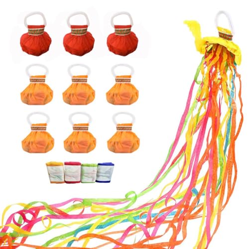 10 Stück bunte Luftschlangen, keine Unordnung, Konfetti-Papier, Party, Luftschlangen, Atmosphäre Requisiten für Geburtstag, Party, Hochzeit, Abschlussfeier, Bühne, Magische Shows 10 Stück bunte Luftschlangen, keine Unordnung, Konfetti-Papier, Party, Luftschlangen, Atmosphäre Requisiten für Geburtstag, Party, Hochzeit, Abschlussfeier, Bühne, Magische Shows von Bamboopack