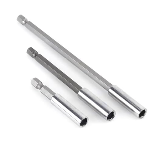 Bamyli Magnetischer Bithalter Set 3 Teile 60/100/150 mm, 1/4 Zoll Hex Schäfte Verlängerung, Schraubendreher Bamyli Magnetischer Bithalter Set 3 Teile 60/100/150 mm, 1/4 Zoll Hex Schäfte Verlängerung, Schraubendreher von Bamyli