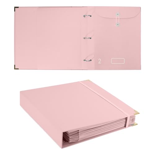 Stabiler 3-Ringbuch-Organizer aus Hartfaserplatte mit erweiterbaren Taschen – Dokumentenaufbewahrungsmappe für Zuhause, Büro, Schule – inklusive Umschlägen, Etiketten und Aktenordner mit mehreren Stabiler 3-Ringbuch-Organizer aus Hartfaserplatte mit erweiterbaren Taschen – Dokumentenaufbewahrungsmappe für Zuhause, Büro, Schule – inklusive Umschlägen, Etiketten und Aktenordner mit mehreren von Bangreat