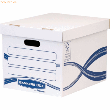 10 x Bankers Box Archivbox Standard Bankers Box Basic 317x287x384mm we von Bankers Box
