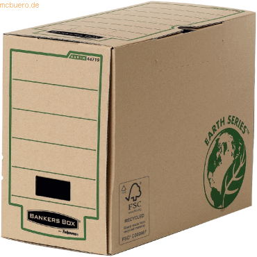 20 x Bankers Box Ablagebox Earth Folio 15cm BxHxT 27,4x26x15,3cm braun 20 x Bankers Box Ablagebox Earth Folio 15cm BxHxT 27,4x26x15,3cm braun von Bankers Box