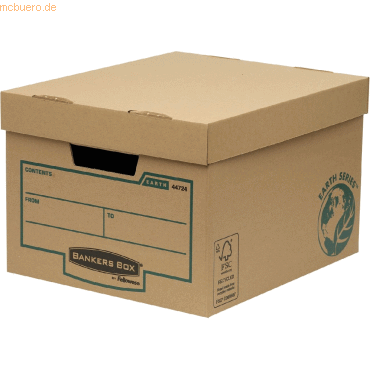 Bankers Box Archivbox Budgetbox Earth BxHxT 32,6x25,7x39,6cm braun von Bankers Box