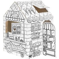 Bankers Box Ausmalbild weiß Spielhaus Candyshop-Restaurant Bankers Box Ausmalbild weiß Spielhaus Candyshop-Restaurant von Bankers Box