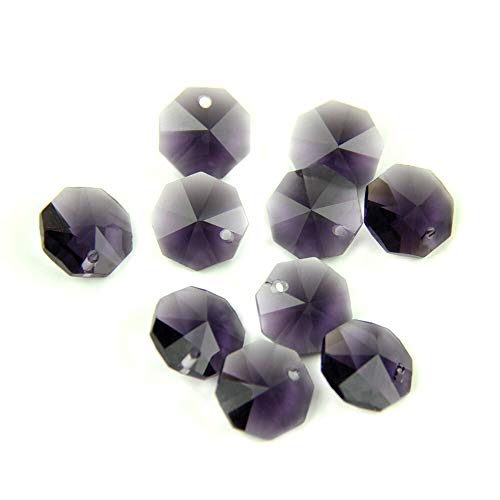 Kronleuchter Crytal 15 Farben gemischt, 14 mm, achteckige Kristallglasperlen in einem Loch, achteckige Glaskristallperlen, ein Loch, 15 Farben, gemischt, Farbe: Violett Kronleuchter Crytal 15 Farben gemischt, 14 mm, achteckige Kristallglasperlen in einem Loch, achteckige Glaskristallperlen, ein Loch, 15 Farben, gemischt, Farbe: Violett von Banlardk