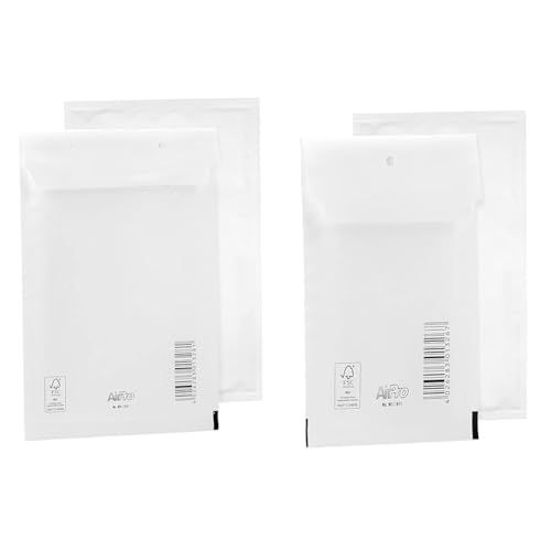 10 Luftpolsterumschläge Polsterumschlag Versandtaschen Bantex C3 & polsterumschläge Polsterumschlag Versandtaschen Bantex A1 (175 x 120 mm) 11/A, Weiß, mit Selbstklebeverschluss, 400123100 von Bantex