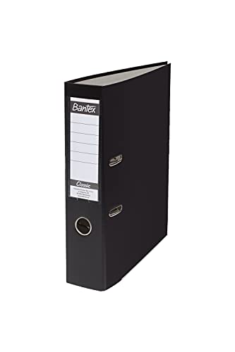 BANTEX 400044675 Hebel-Aktenordner CLASSIC, A4; 5 cm, 25 Stück-Packung Schwarz BANTEX 400044675 Hebel-Aktenordner CLASSIC, A4; 5 cm, 25 Stück-Packung Schwarz von Bantex